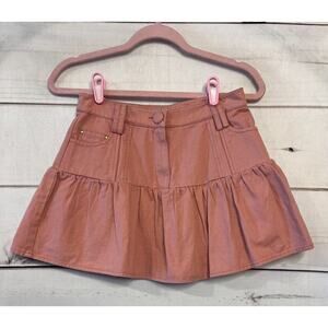 Love Shack Fancy Pink Skirt Size 0 Flirty Cute Solid